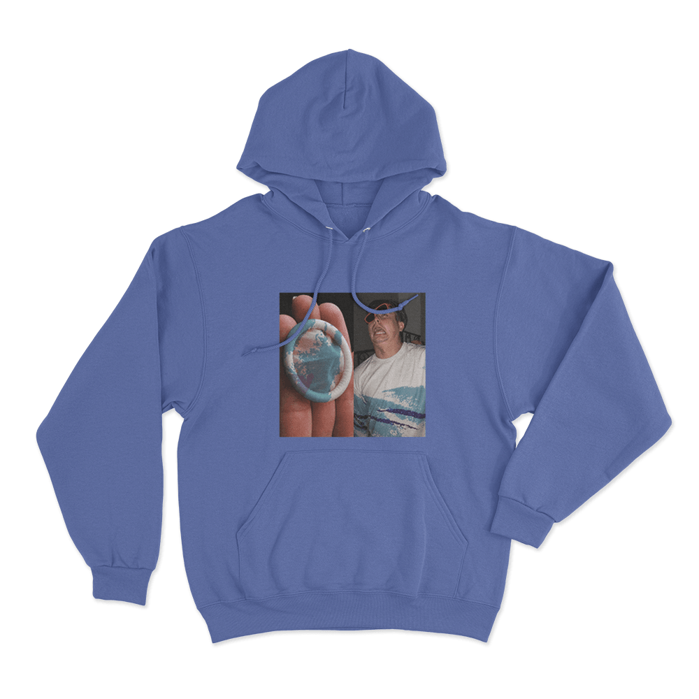 Condom Meme Unisex Hoodie Blue Condom Meme Unisex Hoodie Blue