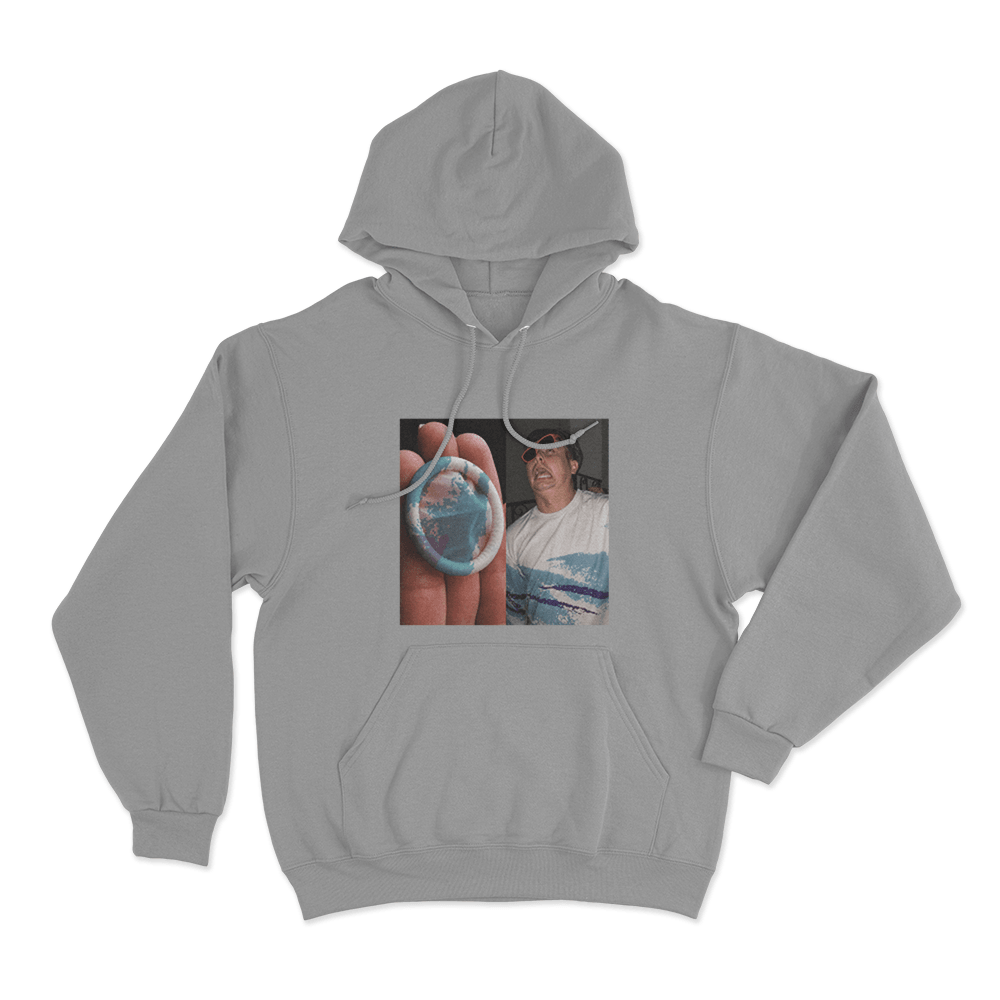 Condom Meme Unisex Hoodie Grey Condom Meme Unisex Hoodie Grey