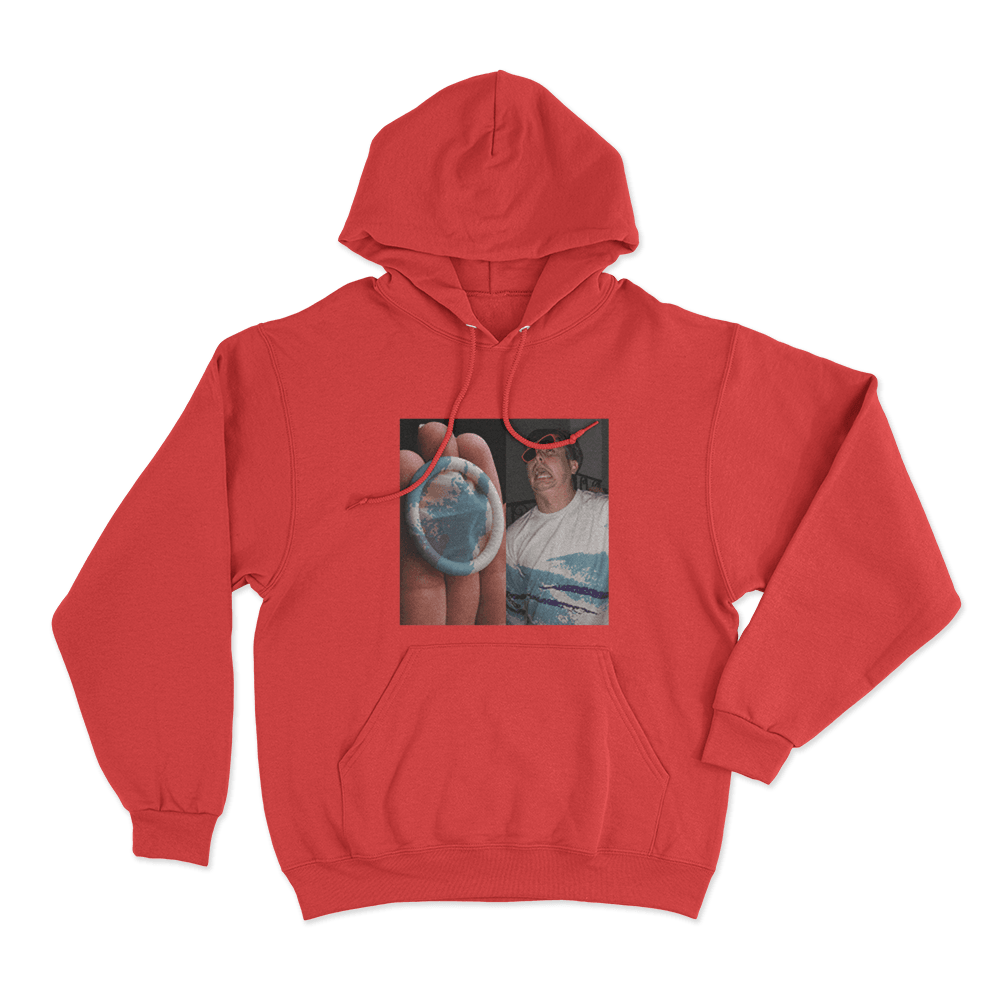 Condom Meme Unisex Hoodie Red Condom Meme Unisex Hoodie Red