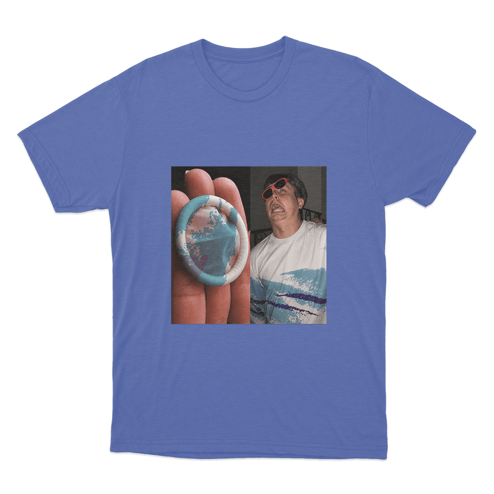 Condom Meme Unisex T Shirt Blue Condom Meme Unisex T Shirt Blue