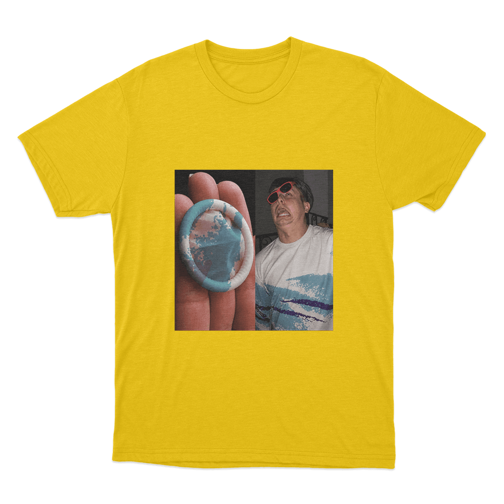 Condom Meme Unisex T Shirt Yellow Condom Meme Unisex T Shirt Yellow