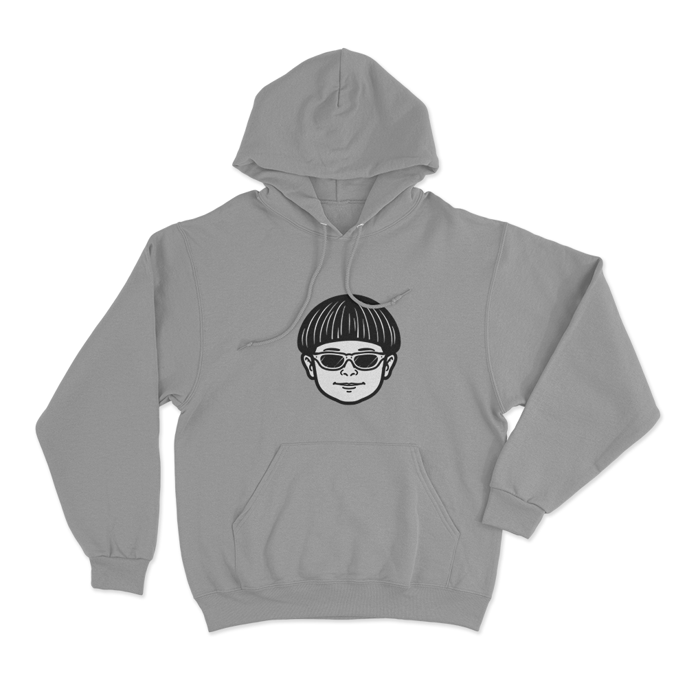 Oliver Tree Cartoon Head Unisex Hoodie Grey Oliver Tree Cartoon Head Unisex Hoodie Grey