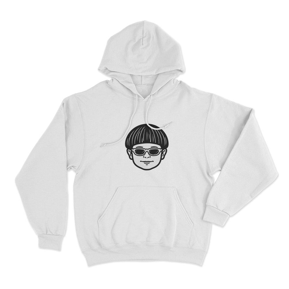 Oliver Tree Cartoon Head Unisex Hoodie White Oliver Tree Cartoon Head Unisex Hoodie White
