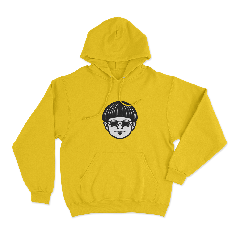 Oliver Tree Cartoon Head Unisex Hoodie Yellow Oliver Tree Cartoon Head Unisex Hoodie Yellow