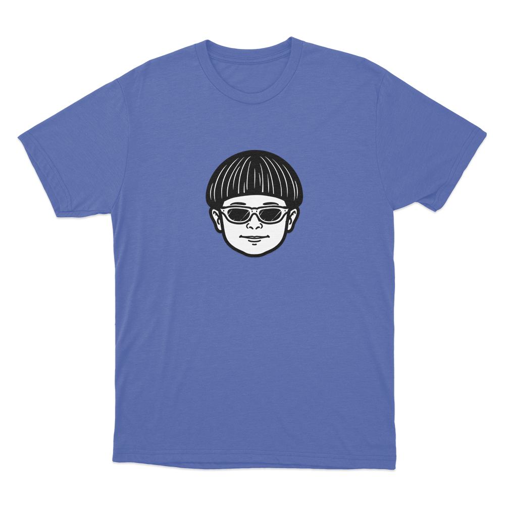 Oliver Tree Cartoon Head Unisex T Shirt Blue Oliver Tree Cartoon Head Unisex T Shirt Blue