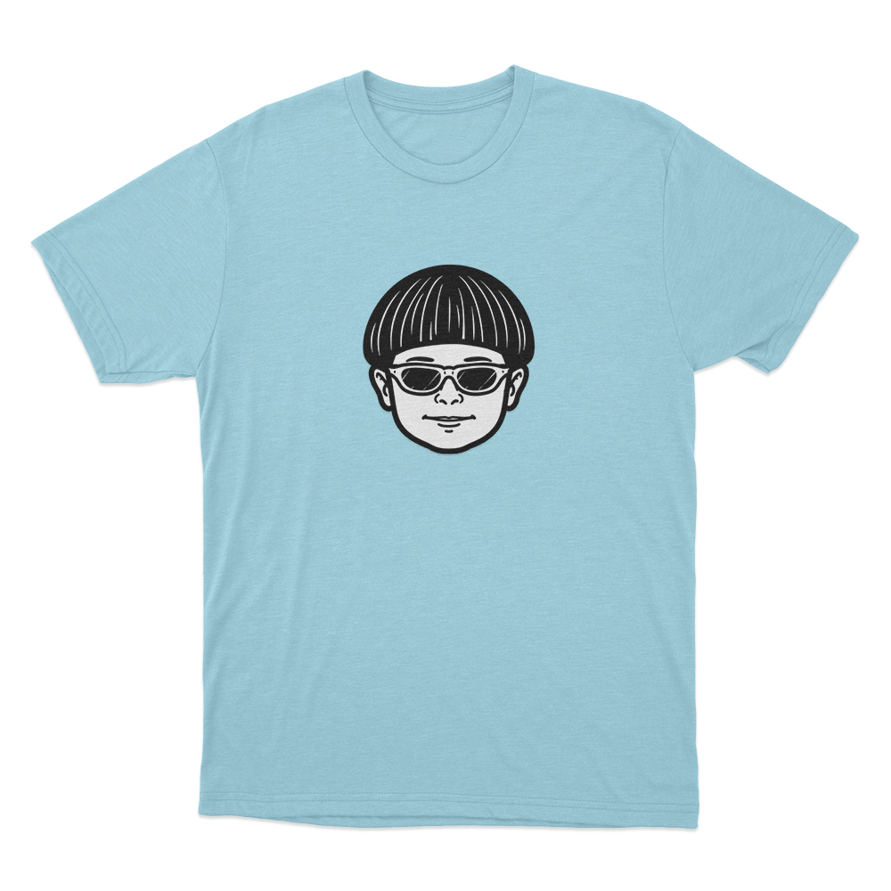 Oliver Tree Cartoon Head Unisex T Shirt Sky Blue Oliver Tree Cartoon Head Unisex T Shirt Sky Blue