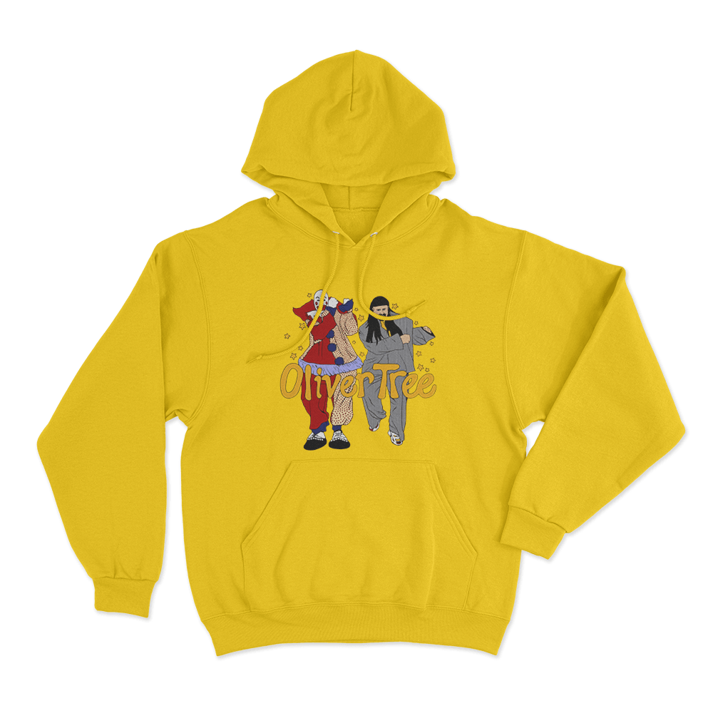 Oliver Tree Miss You Clown Unisex Hoodie Yellow Oliver Tree Miss You Clown Unisex Hoodie Yellow