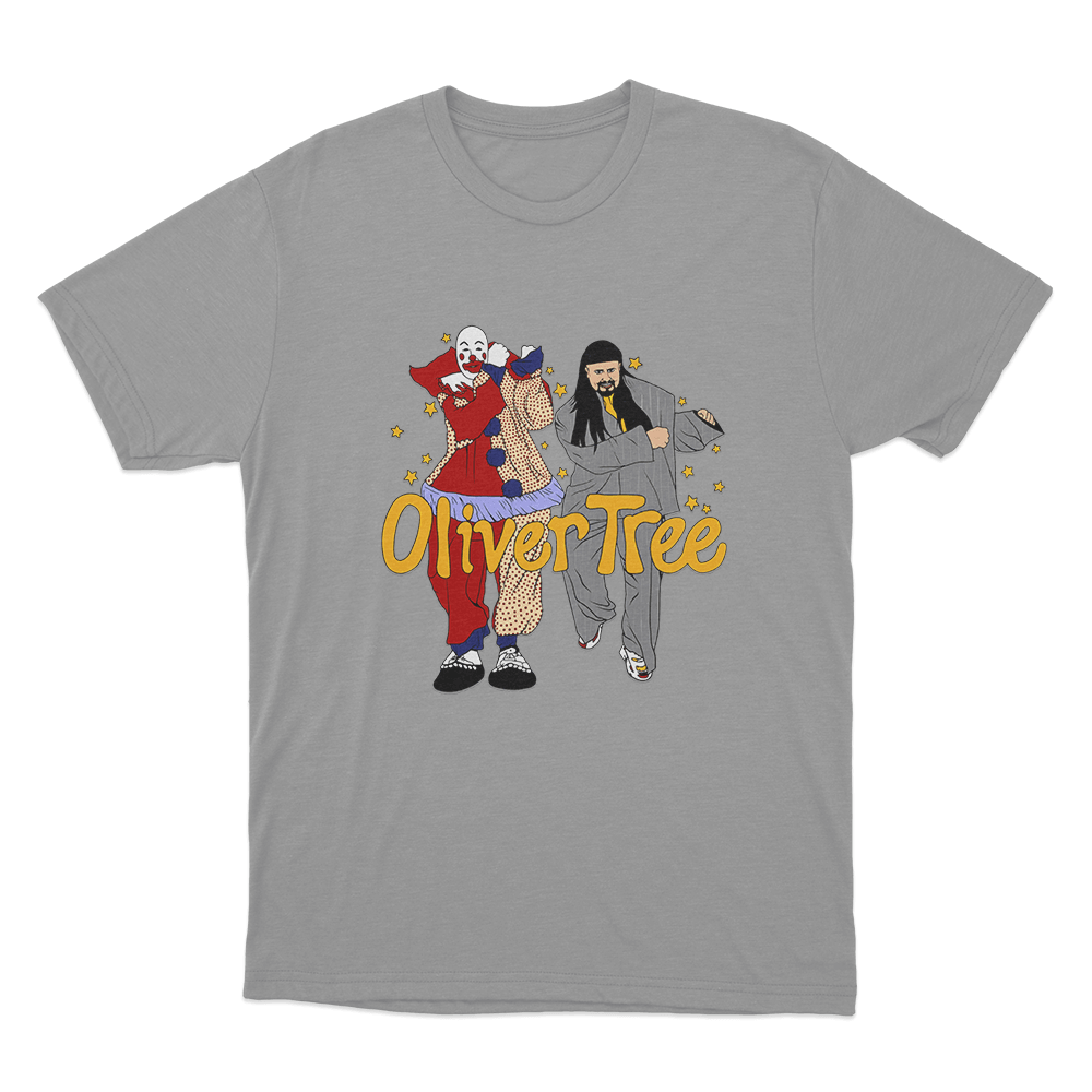Oliver Tree Miss You Clown Unisex T Shirt Grey Oliver Tree Miss You Clown Unisex T Shirt Grey