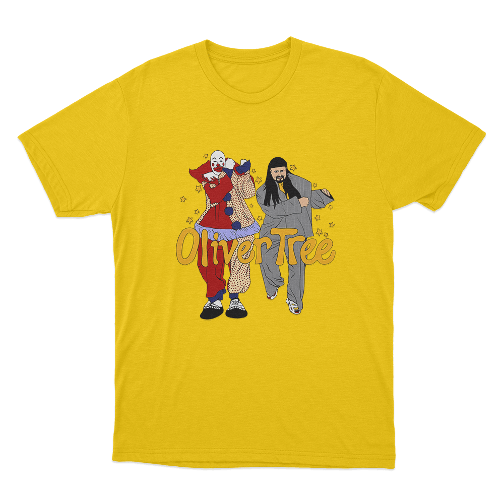 Oliver Tree Miss You Clown Unisex T Shirt Yellow Oliver Tree Miss You Clown Unisex T Shirt Yellow