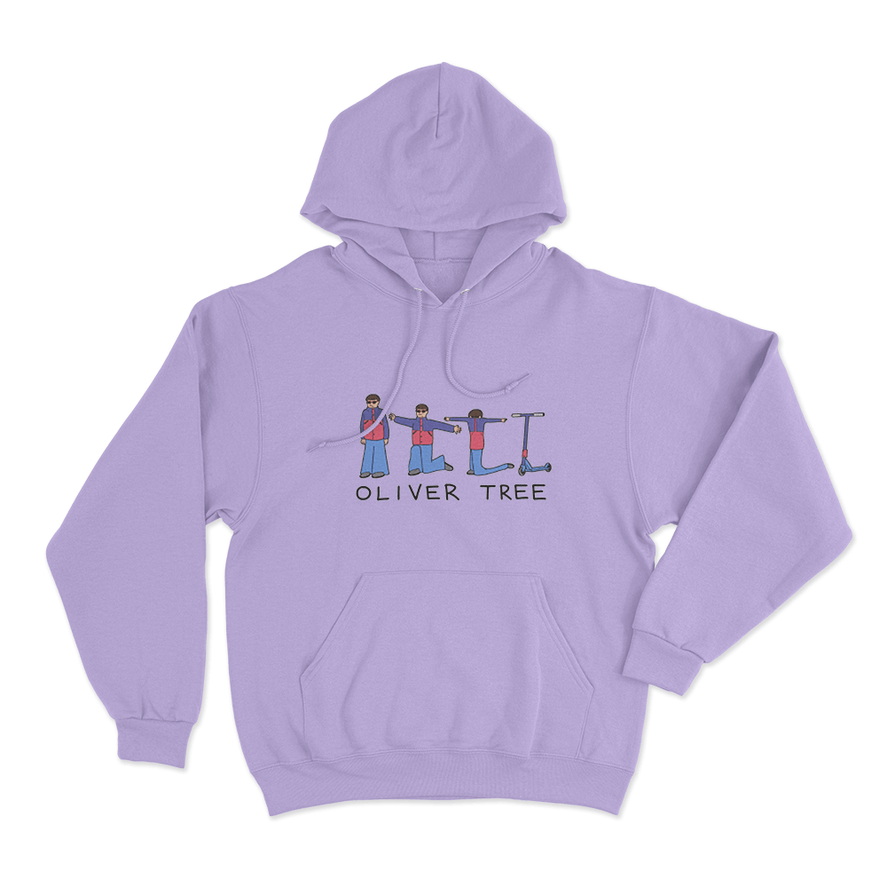 Oliver Tree Scooter Morph Unisex Hoodie Purple Oliver Tree Scooter Morph Unisex Hoodie Purple