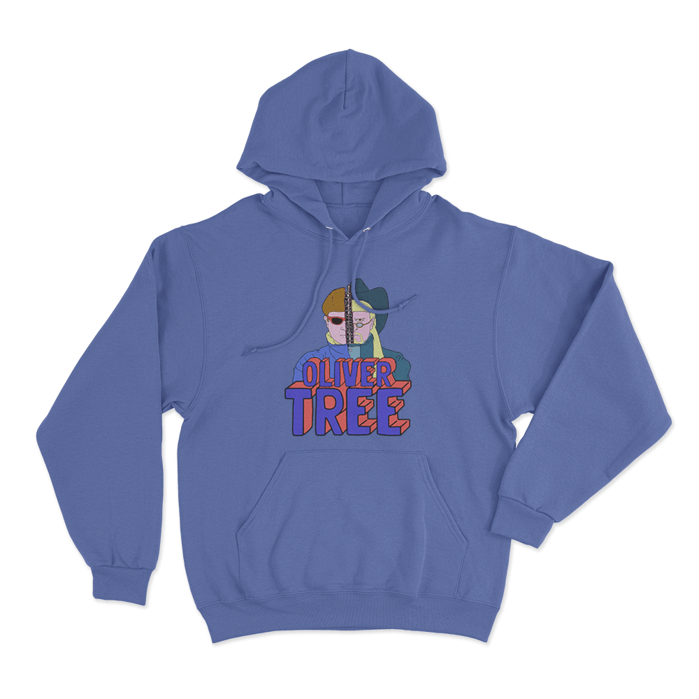 Oliver Tree Terminator Tree Unisex Hoodie Blue Oliver Tree Terminator Tree Unisex Hoodie Blue