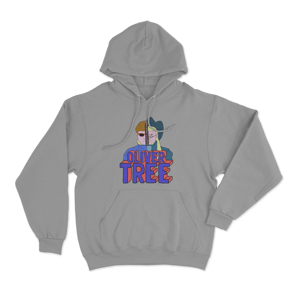 Oliver Tree Terminator Tree Unisex Hoodie Grey Oliver Tree Terminator Tree Unisex Hoodie Grey