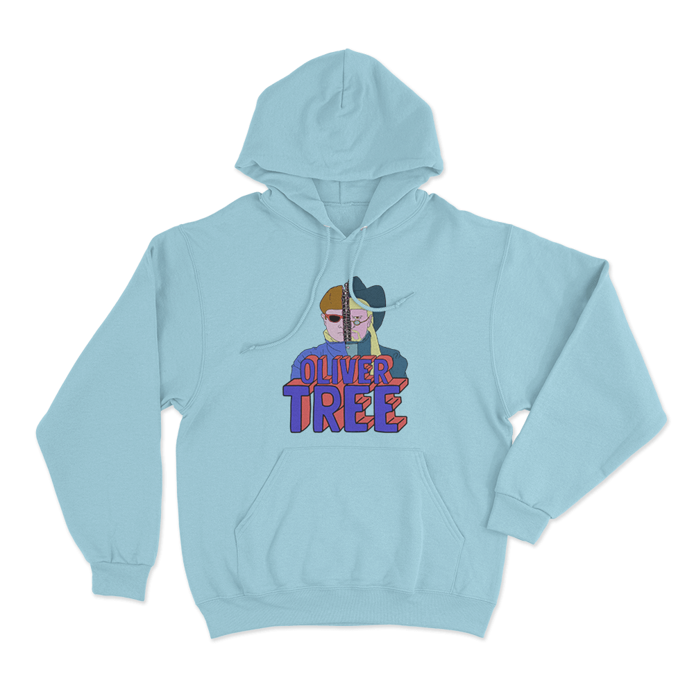 Oliver Tree Terminator Tree Unisex Hoodie Sky Blue Oliver Tree Terminator Tree Unisex Hoodie Sky Blue