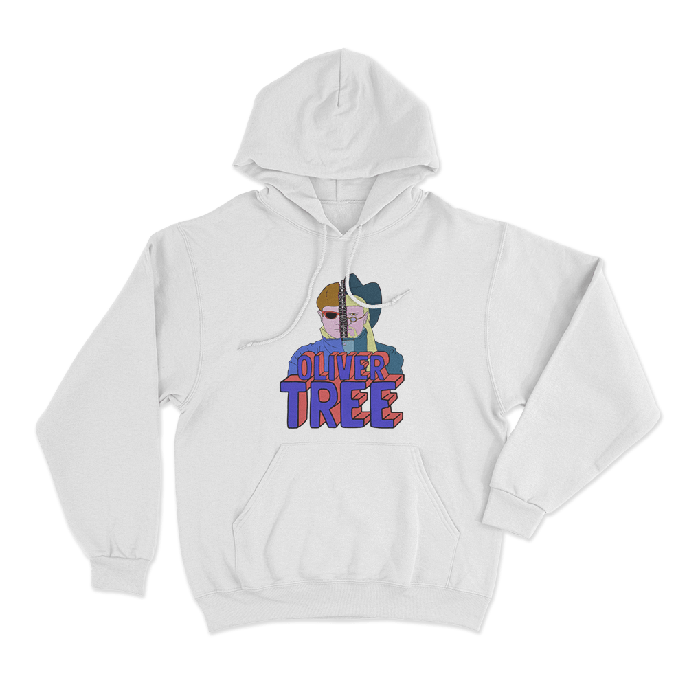 Oliver Tree Terminator Tree Unisex Hoodie White Oliver Tree Terminator Tree Unisex Hoodie White