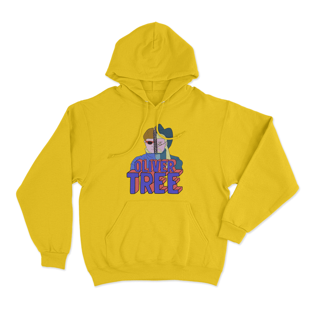 Oliver Tree Terminator Tree Unisex Hoodie Yellow Oliver Tree Terminator Tree Unisex Hoodie Yellow