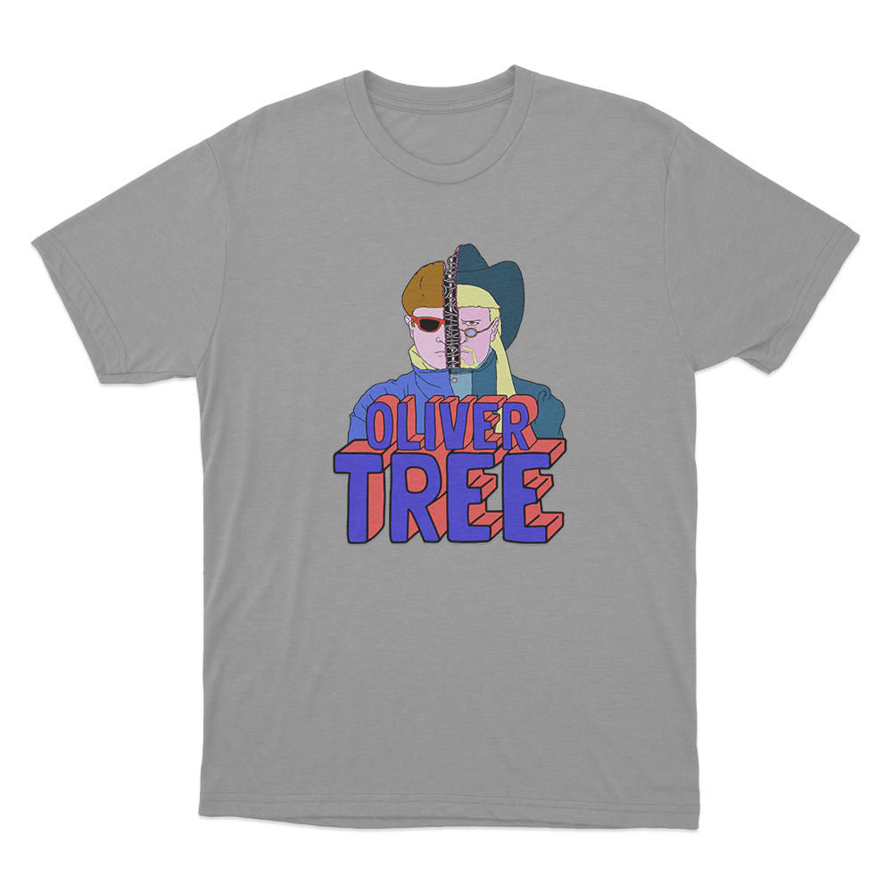 Oliver Tree Terminator Tree Unisex T Shirt Grey Oliver Tree Terminator Tree Unisex T Shirt Grey
