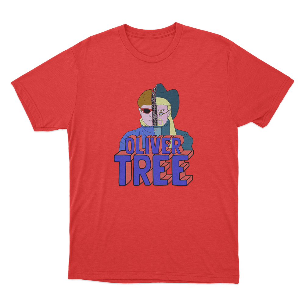 Oliver Tree Terminator Tree Unisex T Shirt Red Oliver Tree Terminator Tree Unisex T Shirt Red