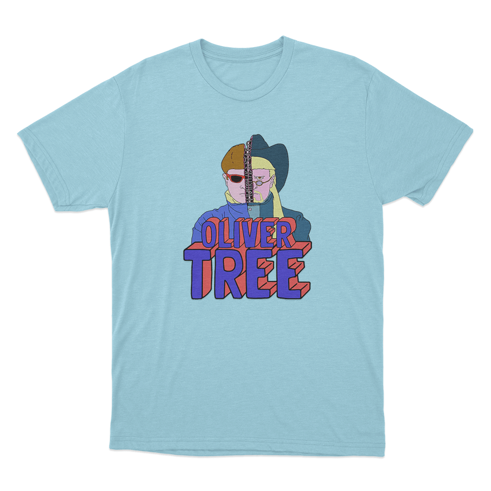 Oliver Tree Terminator Tree Unisex T Shirt Sky Blue Oliver Tree Terminator Tree Unisex T Shirt Sky Blue